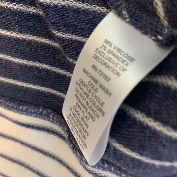 Cupio blue and white striped tunic shirt - Picture 3 of 4